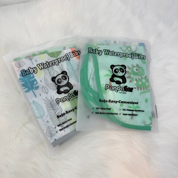 New 6pack Super Light Weight Baby Bib,Waterproof For 5-36 months - Picture 3 of 10